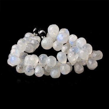 11x8-16x12mm Rainbow Moonstone Faceted Tear Drop Beads 8 inch 52 pcs A (ONLINE ORDER ONLY)