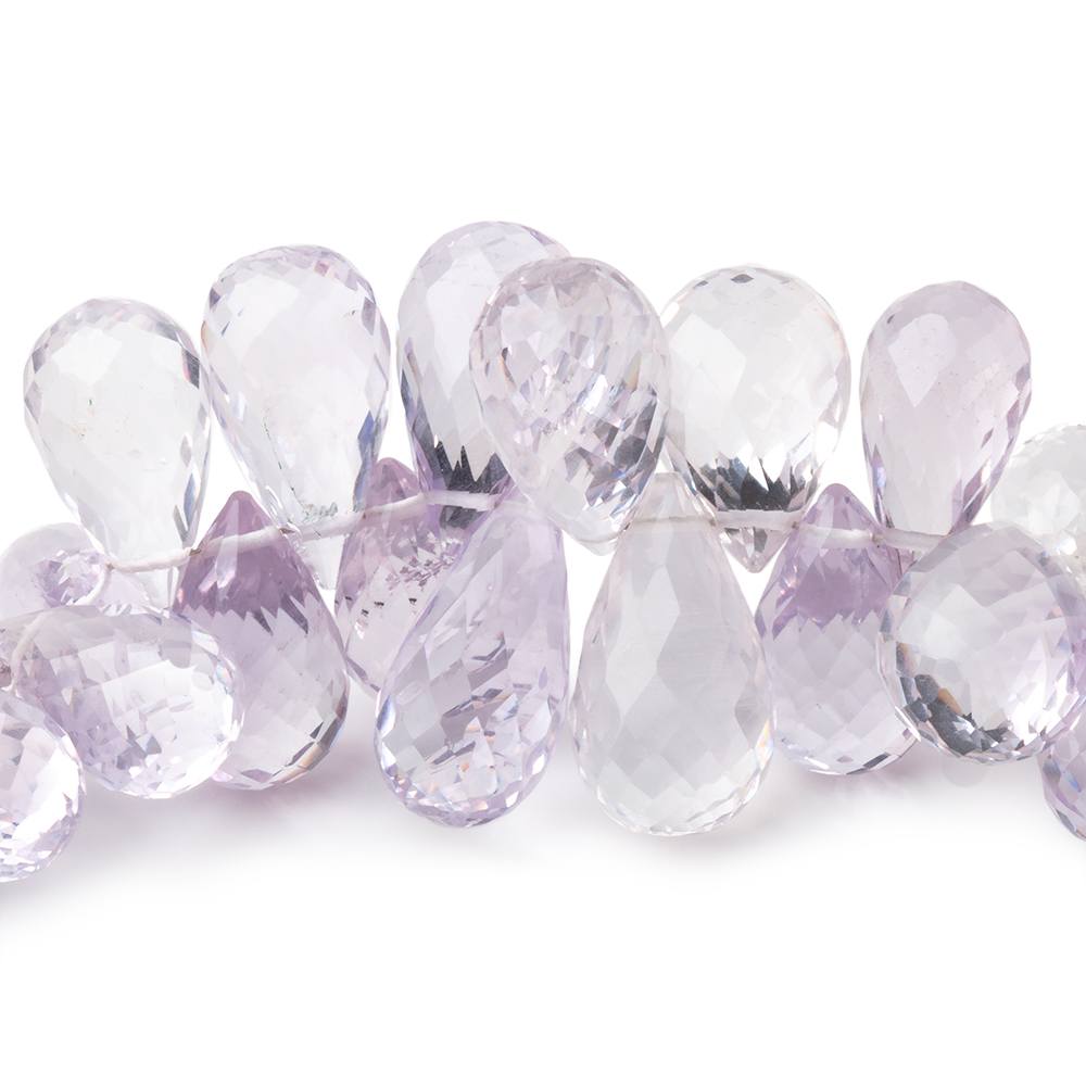 11x8-18x9mm Pink Amethyst Faceted Tear Drops 8 inch 56 Beads AAA (ONLINE ORDER ONLY)