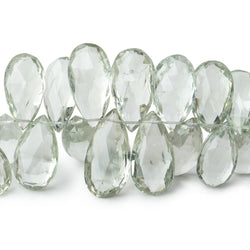 11x8-20x10mm Prasiolite Faceted Pear Beads 8 inch 50 pieces AAA (ONLINE ORDER ONLY)