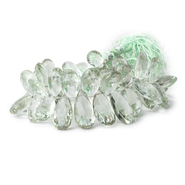 11x8-20x10mm Prasiolite Faceted Pear Beads 8 inch 50 pieces AAA (ONLINE ORDER ONLY)