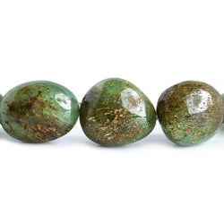 11x8-28x21mm Russian Emerald Plain Nugget Beads 17 inch 23 pieces (ONLINE ORDER ONLY)