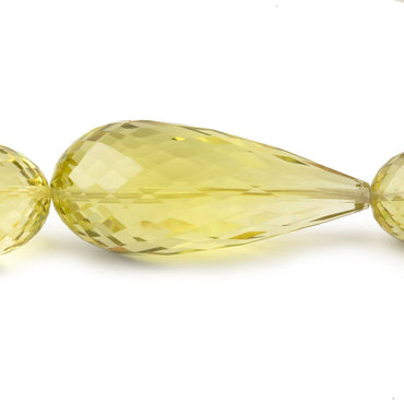 11x8-36x15mm Lemon Quartz Faceted Tear Drops 16 inch 20 Beads AA (ONLINE ORDER ONLY)