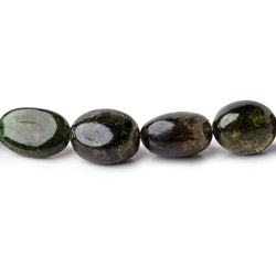 11x9-13x10mm Green Tourmaline Plain Nugget Beads 12.5 inch 25 pieces (ONLINE ORDER ONLY)