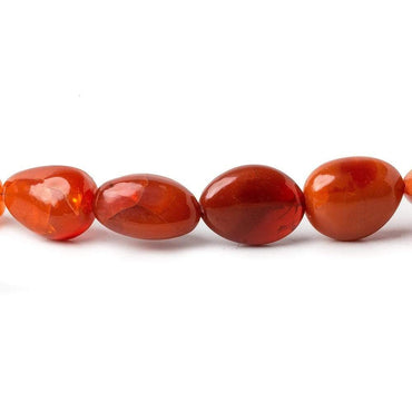 11x9-14x9mm Fire Opal Plain Nugget Beads 18 inch 32 pieces (ONLINE ORDER ONLY)