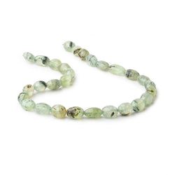 11x9-15x10mm Dendritic Prehnite Faceted Oval Beads 14.5 inch 28 pieces (ONLINE ORDER ONLY)