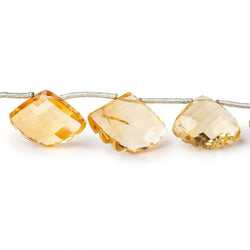 11x9-15x13mm Citrine Faceted Fan Beads 8 inch 15 pieces (ONLINE ORDER ONLY)
