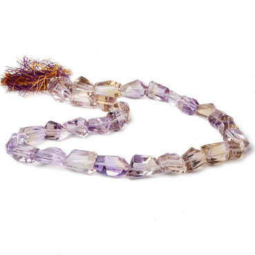 11x9-17x8mm Ametrine Faceted Nugget Beads 16 inches 30 pieces AAA (ONLINE ORDER ONLY)