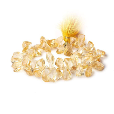 11x9-19x8.5mm Citrine Faceted Free Shape Beads 8.5 inch 54 pcs (ONLINE ORDER ONLY)