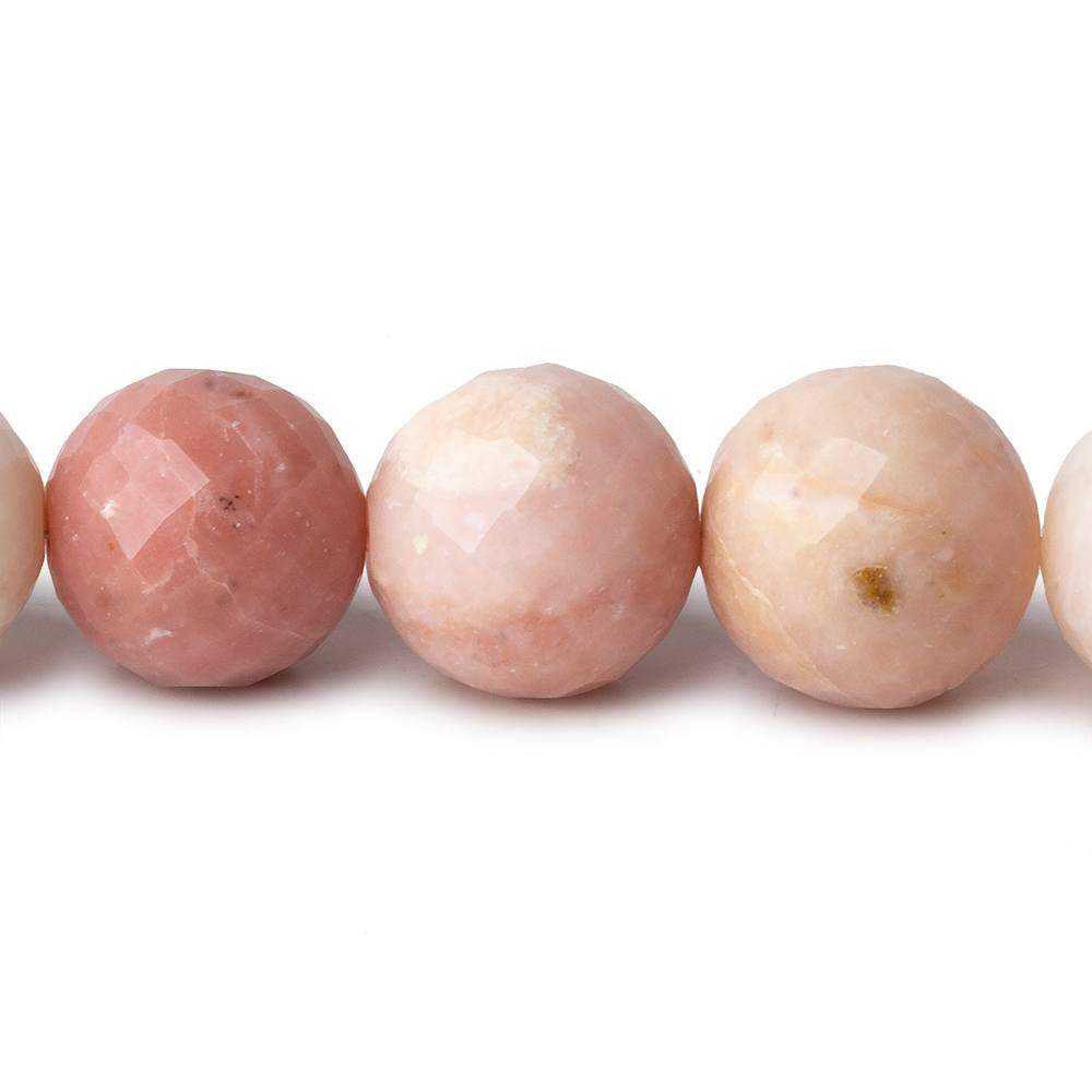 12-13mm Peruvian Pink Opal Faceted Rounds 15 inch 32 pieces (ONLINE ORDER ONLY)