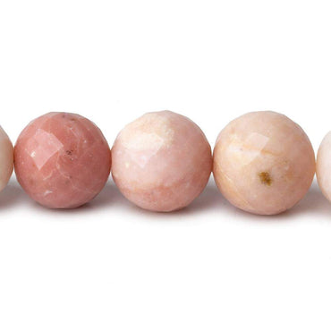 12-13mm Peruvian Pink Opal Faceted Rounds 15 inch 32 pieces (ONLINE ORDER ONLY)
