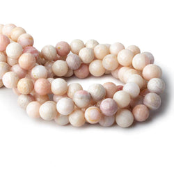 12-13mm Peruvian Pink Opal Faceted Rounds 15 inch 32 pieces (ONLINE ORDER ONLY)