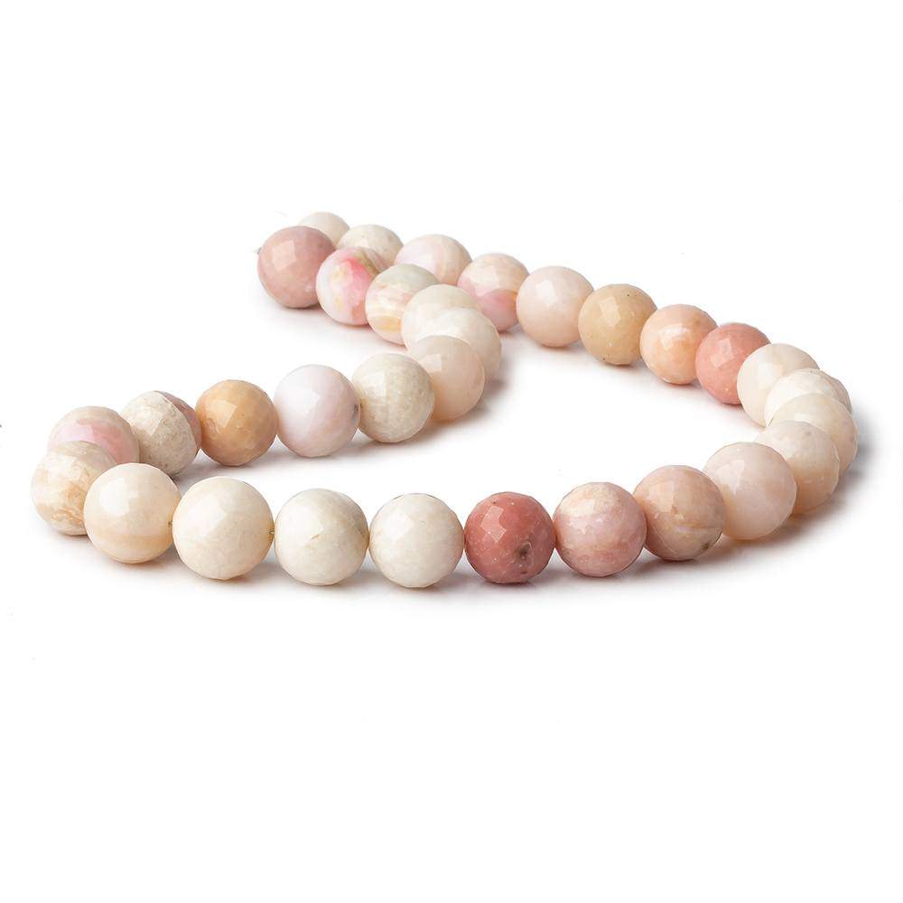 12-13mm Peruvian Pink Opal Faceted Rounds 15 inch 32 pieces (ONLINE ORDER ONLY)