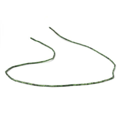 1.2-1.4mm Jade Hand Cut Tube Beads 15 inch 184 pieces (ONLINE ORDER ONLY)