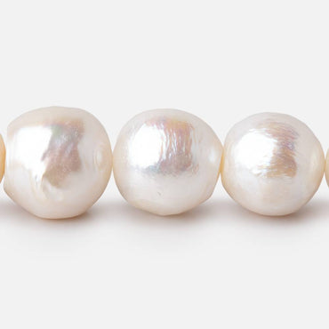 12-14mm Off White Round Freshwater Pearls 16 inch 34 pieces (ONLINE ORDER ONLY)
