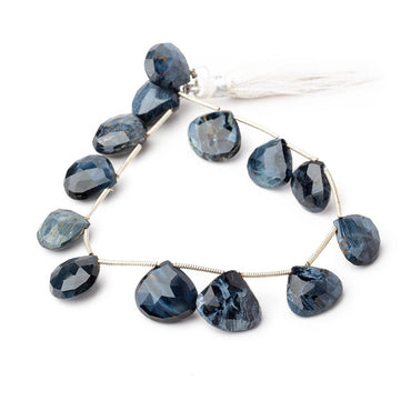 12-14mm Pietersite Faceted Heart Beads 8 inch 13 pieces (ONLINE ORDER ONLY)