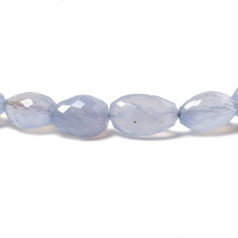 12-14mm Turkish Chalcedony Faceted Nugget Beads 15 inch 31 pieces (ONLINE ORDER ONLY)