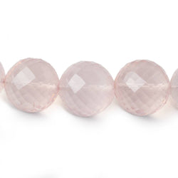 12-15mm Rose Quartz Faceted Round Beads 16 inch 31 pieces AAA (ONLINE ORDER ONLY)