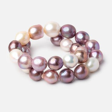 12-16mm Multi Color Baroque Freshwater Pearls 16 inch 27 pieces AA (ONLINE ORDER ONLY)
