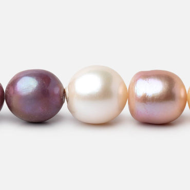 12-16mm Multi Color Baroque Freshwater Pearls 16 inch 27 pieces AA (ONLINE ORDER ONLY)