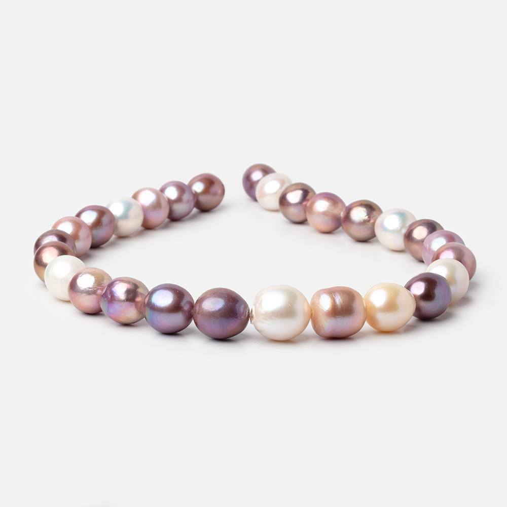 12-16mm Multi Color Baroque Freshwater Pearls 16 inch 27 pieces AA (ONLINE ORDER ONLY)