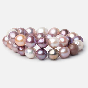 12-16mm Multi Color Baroque Freshwater Pearls 16 inch 30 pieces AA (ONLINE ORDER ONLY)