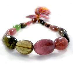 12-16mm Multi Color Tourmaline Tumbled Nugget (ONLINE ORDER ONLY)