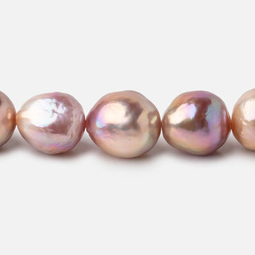 12-16mm Tri-Color Baroque Freshwater Pearls 16 inch 29 pieces AAA (ONLINE ORDER ONLY)