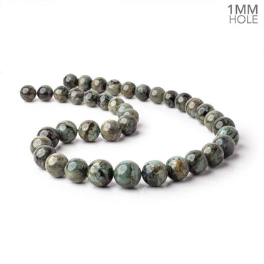 12-17mm Emerald Plain Round Beads 20 inch 39 pieces 1mm hole (ONLINE ORDER ONLY)