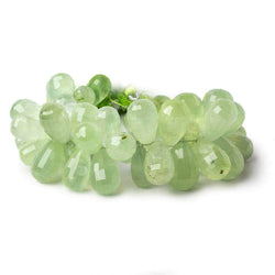 12-18mm Prehnite Beads Tear Drop Briolette 6.85 inch 53 pieces (ONLINE ORDER ONLY)
