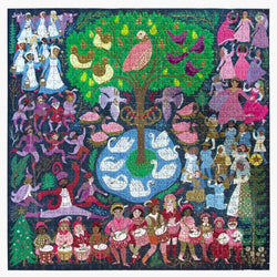 12 Days of Christmas 1000 Piece Jigsaw Puzzle eeBoo (ONLINE ORDER ONLY)