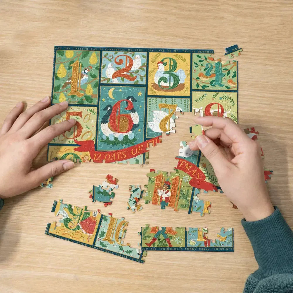 12 Days of Christmas 210 Piece Jigsaw Puzzle Boardwalk