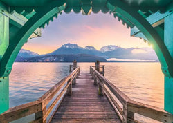 Ravensburger: Puzzle - Romantic Footbridge at Lac d'Annecy