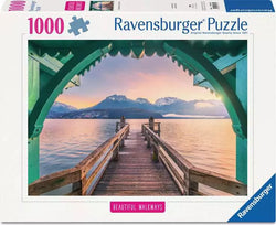 Ravensburger: Puzzle - Romantic Footbridge at Lac d'Annecy