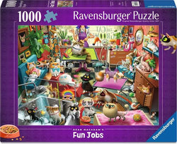 Ravensburger: Puzzle - Dean McAdam's Fun Jobs - The Cat Groomer