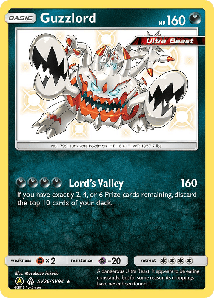 Guzzlord (SV26/SV94) [Sun & Moon: Hidden Fates - Shiny Vault] (Online Only)