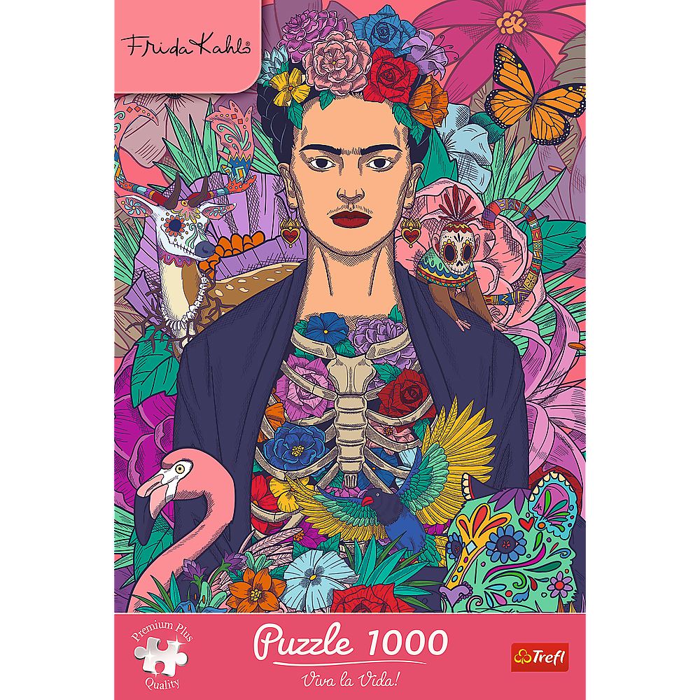 Trefl Premium Plus Frida Kahlo: Blossoming Soul 1000 Piece Puzzle