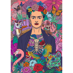 Trefl Premium Plus Frida Kahlo: Blossoming Soul 1000 Piece Puzzle