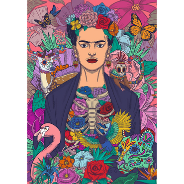 Trefl Premium Plus Frida Kahlo: Blossoming Soul 1000 Piece Puzzle