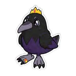Squishable King Raven Sticker (ONLINE ORDER ONLY)
