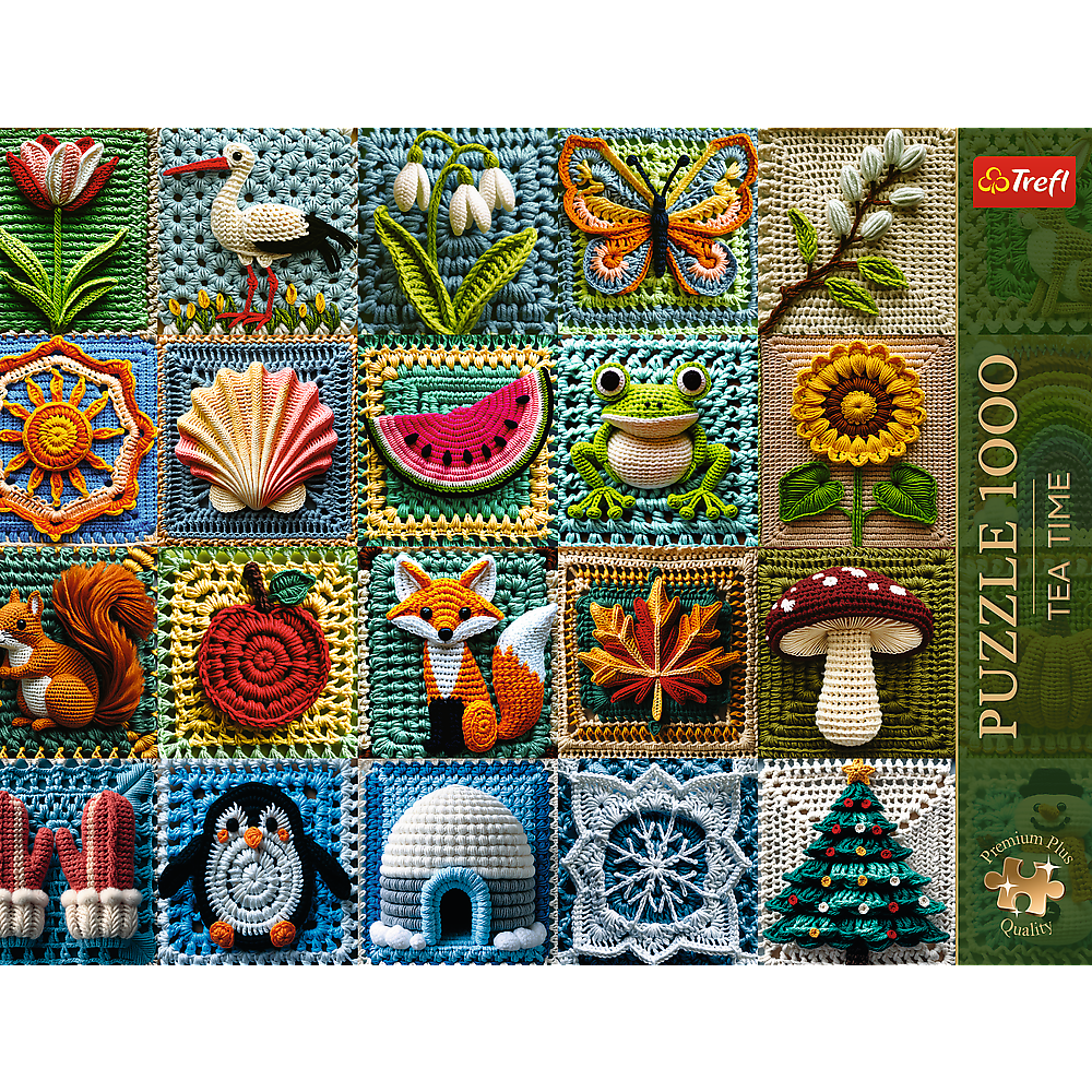 Trefl Premium Plus Crochet - Four Seasons 1000 Piece Puzzle (ONLINE ORDER ONLY)