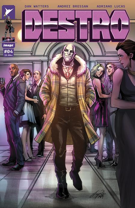 Destro #4 (Of 5) B Siya Oum Variant Gi Joe (09/18/2024) Image (ONLINE ORDER ONLY)