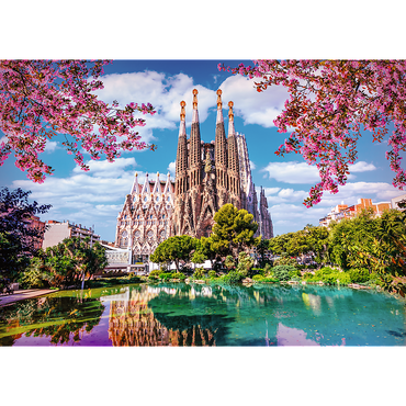 Trefl Premium Plus - Sagrada Familia, Barcelona Spain 1000 Piece Puzzle
