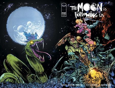 The Moon Is Following Us #1 (Of 10) B Daniel Warren Johnson & Mike Spicer Wraparound Variant (09/18/2024) Image (ONLINE ORDER ONLY)