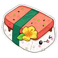 Squishable Ham Musubi Sticker (ONLINE ORDER ONLY)
