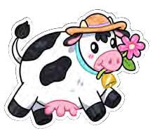 Squishable Cow Sticker (ONLINE ORDER ONLY)