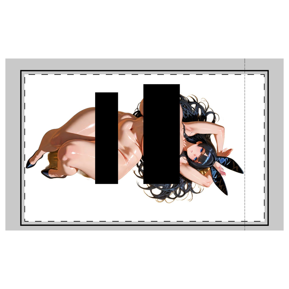 Copy of Bunny Anime-Inspired Microfiber Pillowcase, Cozy Bedroom Decor, Soft Pillow Cover, Unique Anime Design By Tempest