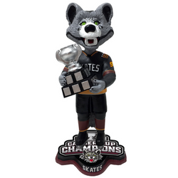 Skates Chicago Wolves Mascot 2022 Calder Cup Champions Bobblehead (ONLINE ORDER ONLY)