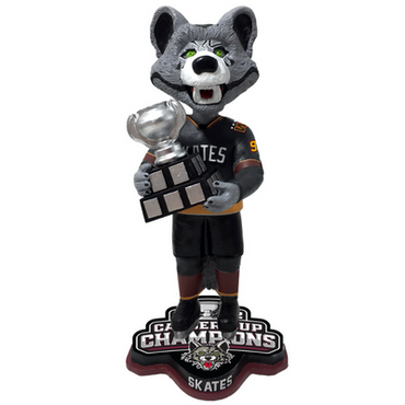 Skates Chicago Wolves Mascot 2022 Calder Cup Champions Bobblehead (ONLINE ORDER ONLY)
