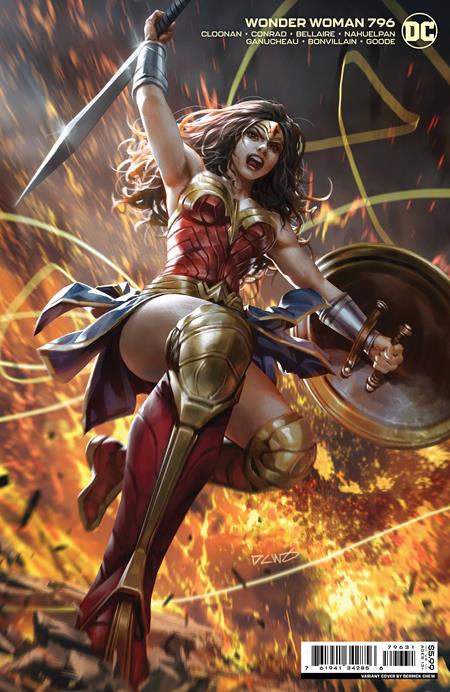 Wonder Woman #796 B Derrick Chew Card Stock GGA Variant (02/21/2023) Dc (ONLINE ORDER ONLY)