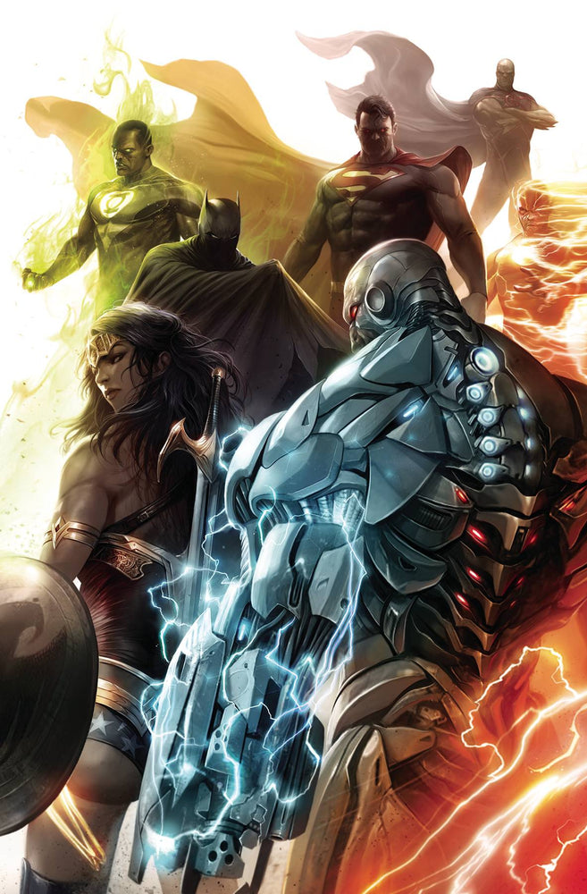 JUSTICE LEAGUE #34 B Francesco Mattina CARD STOCK Variant YOTV (10/16/2019) DC (ONLINE ORDER ONLY)